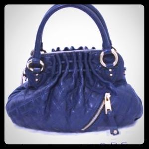 Marc Jacobs collection blue quilted authentic bag.